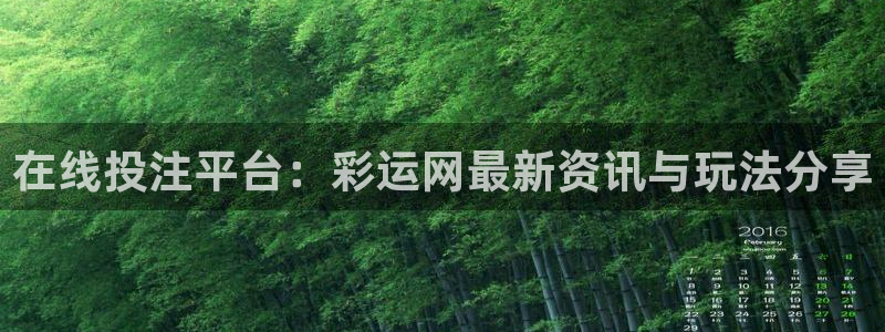 u8国际设计焕新上线.页面浏览.中国：在线投注平台：彩运网最新资讯与玩法分享
